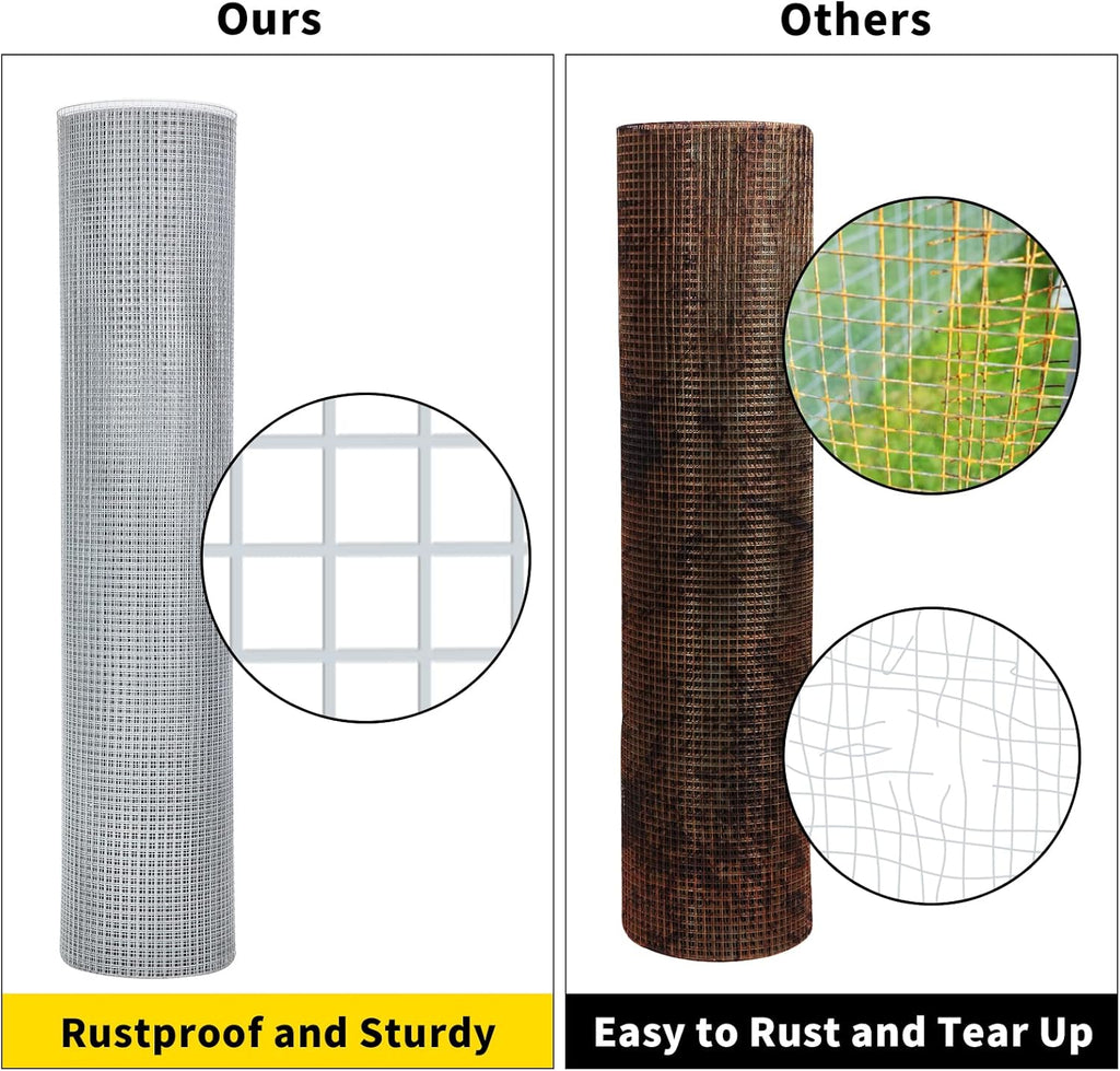 Galvanized 48inx50ft 19 Gauge Wire Mesh E652