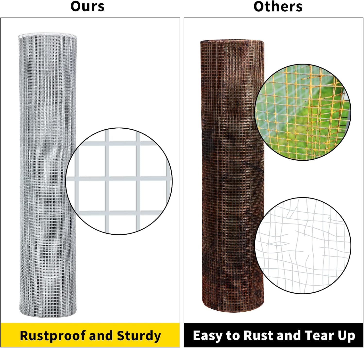 Galvanized 48inx50ft 19 Gauge Wire Mesh E652