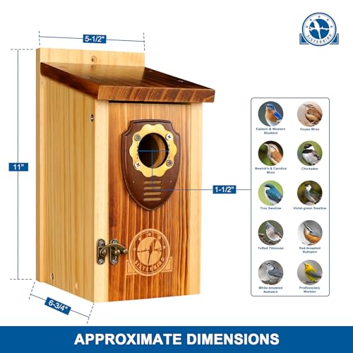 Wooden Hanging Bird House U471479