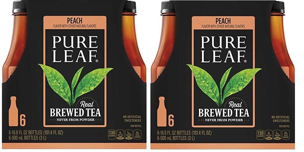 16.9 Fl Oz Peach Tea 6 Bottles Pack of 12 W714034