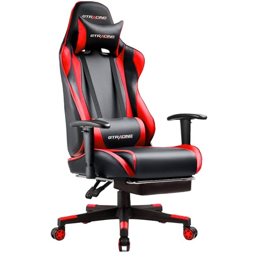 Blue Gaming Chair with Footrest U403530