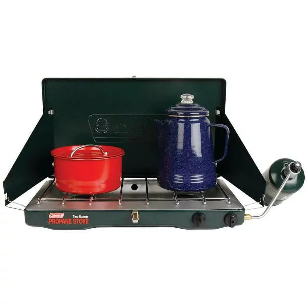 2-Burner Propane Gas Camping Stove J69858