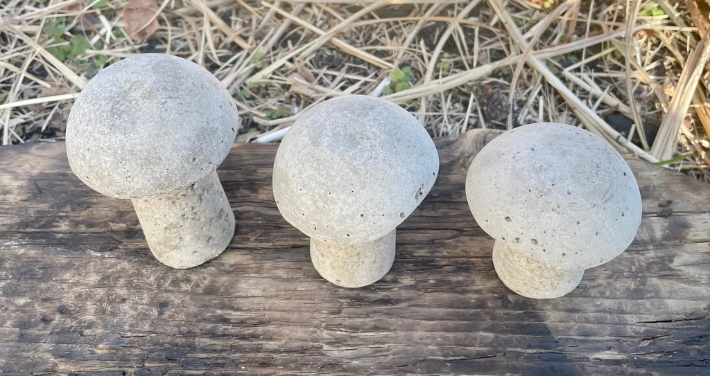 Cement Mushrooms Yard Art Garden Decor N7160