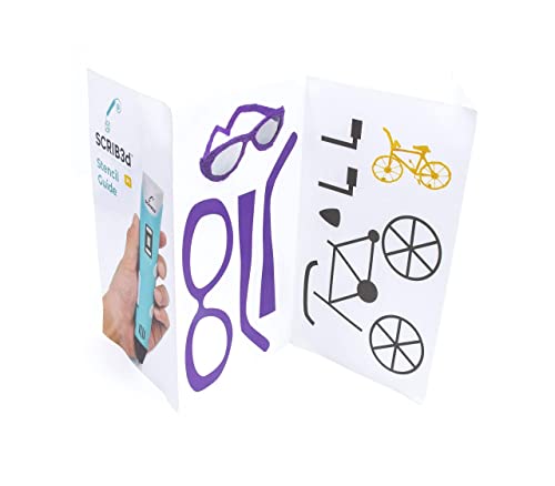 3D Printing Pen with PLA Filament and Stencil Book O88366
