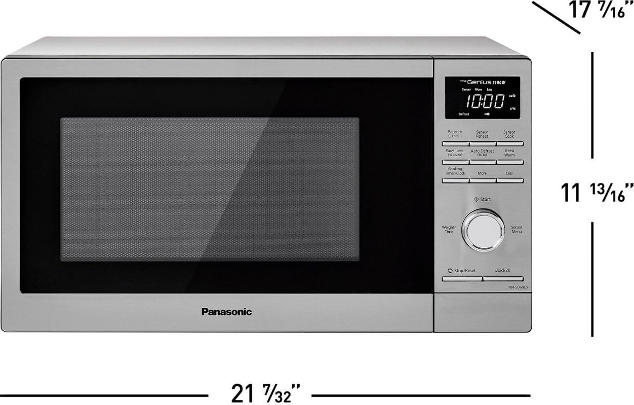 1.3 cu. ft. 1100W Stainless Steel Microwave I8098