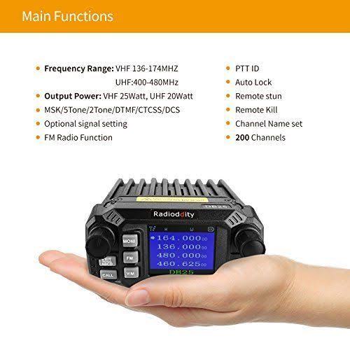 Dual Band VHF UHF 25W Mobile Radio U665885