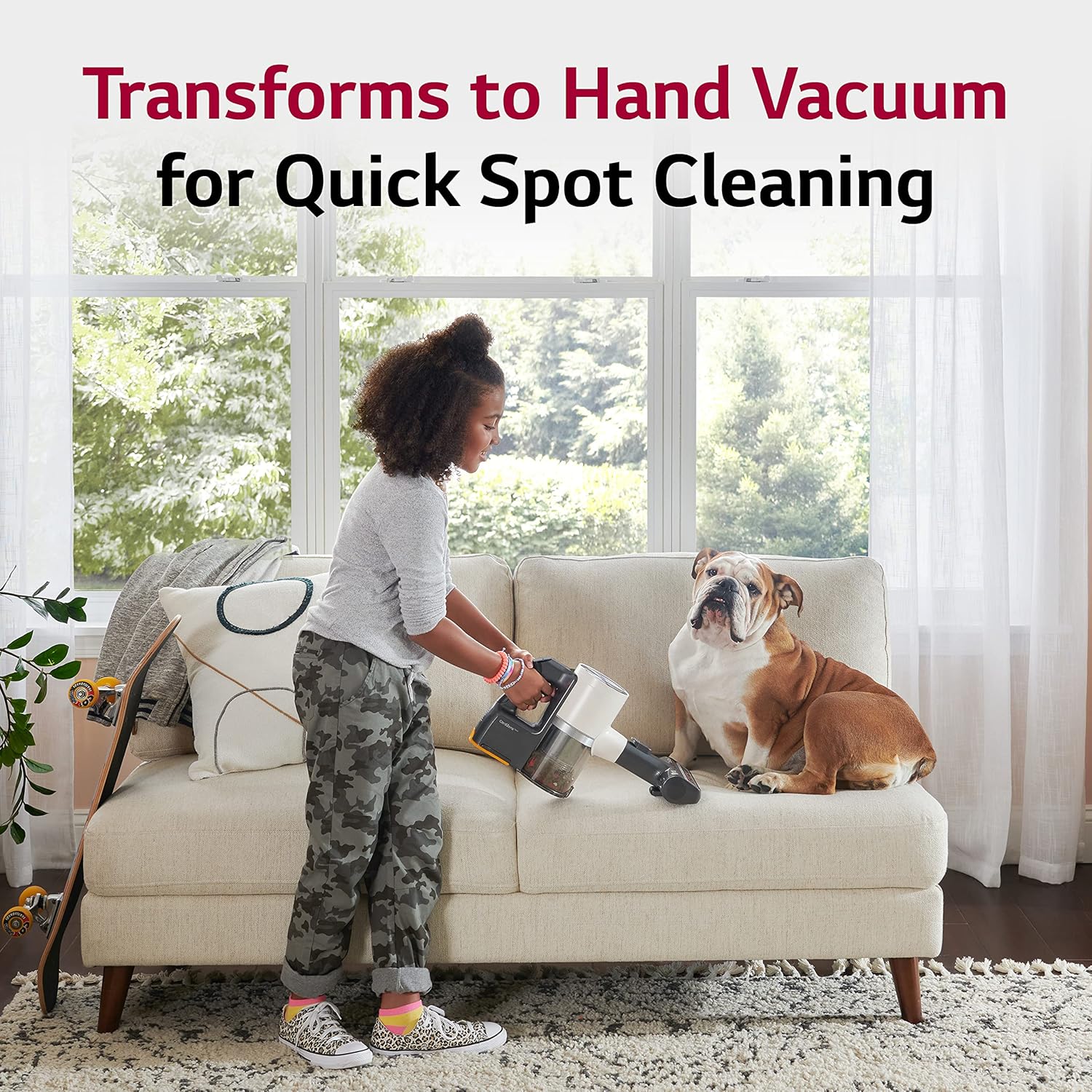 Cordless Stick Vacuum Cleaner with Wet Mop and Extra Removable Battery W14024