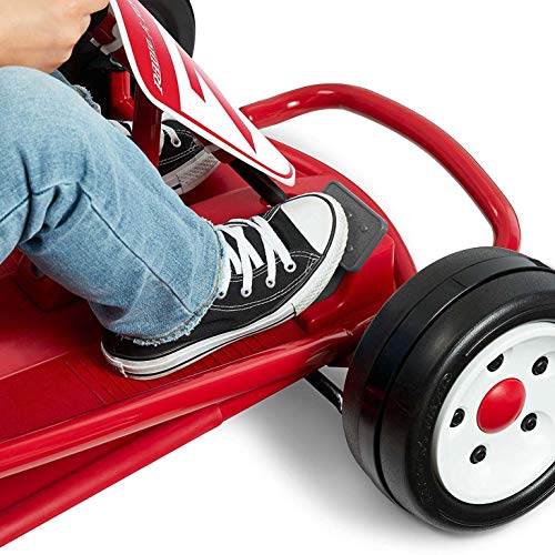 36V Battery-Powered Kids Electric Go-Kart with Adjustable Seat, Rubber Wheels, Grey F768616
