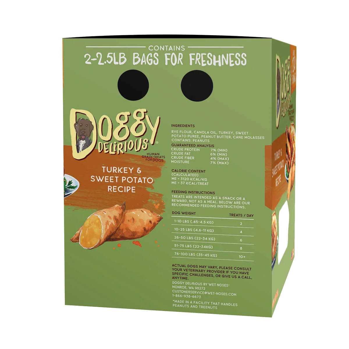 Turkey and Sweet Potato Flavor Dog Treats T2264