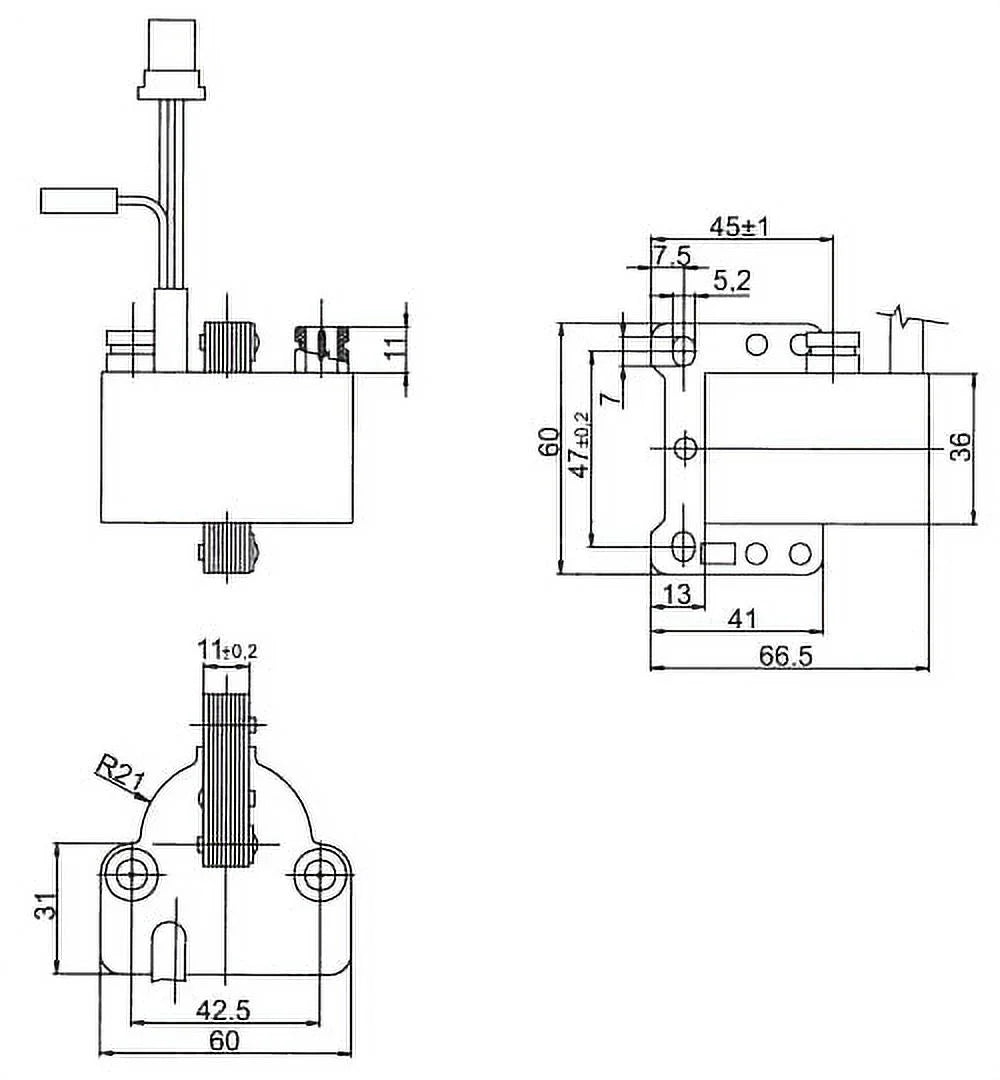 Ignition System Stator for Adler M200 M250 F6863