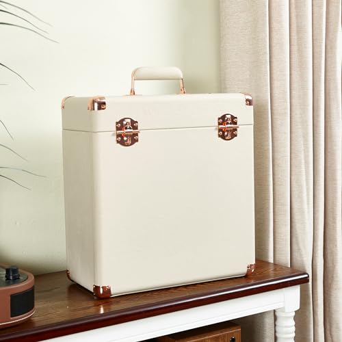 Vinyl Record Storage and Carrying Case, Holds 30 Albums T331