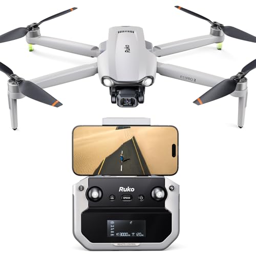 2 Drone with 6K Camera, 3-Axis Gimbal, 70-Min Flight Time with 2 Batteries S84380