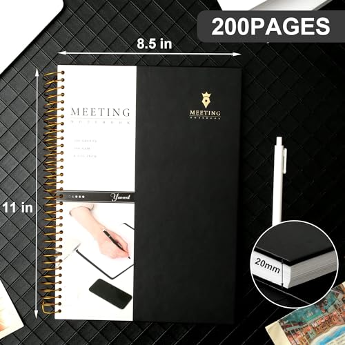 Pink Hardcover Leather Meeting Notebook J67774