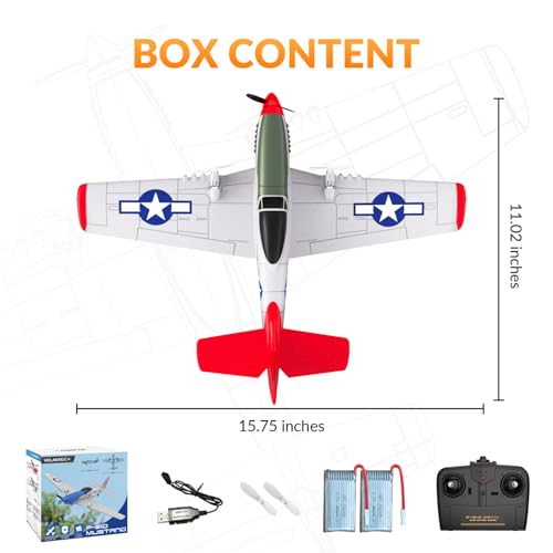 Blue 2.4Ghz 2CH Remote Control Airplane S902554