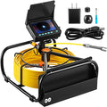 98.4 ft 4.3" Pipe Drain Inspection Camera with DVR Function and LED Lights F467132
