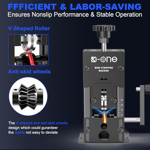 Manual Wire Stripping Machine, 0.06"-1.18" Wire Stripping Machine B314