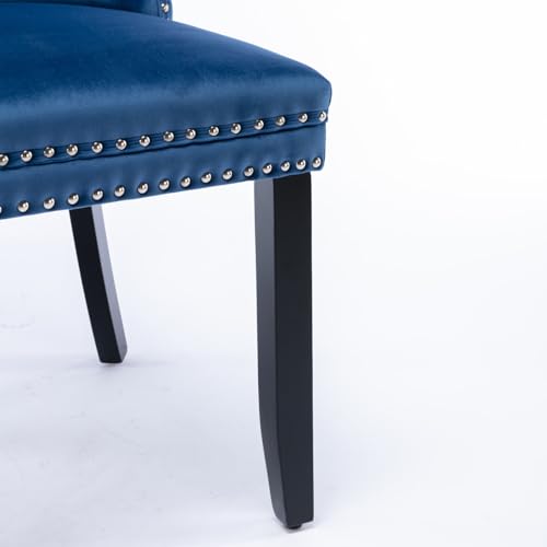 Green Velvet Dining Chairs Set of 2 Q3332