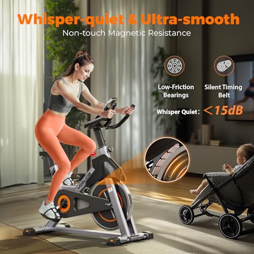 Magnetic Indoor Cycling Bike with Tablet Holder F990567