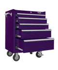 Purple 5 Drawer Rolling Tool Cabinet C3245