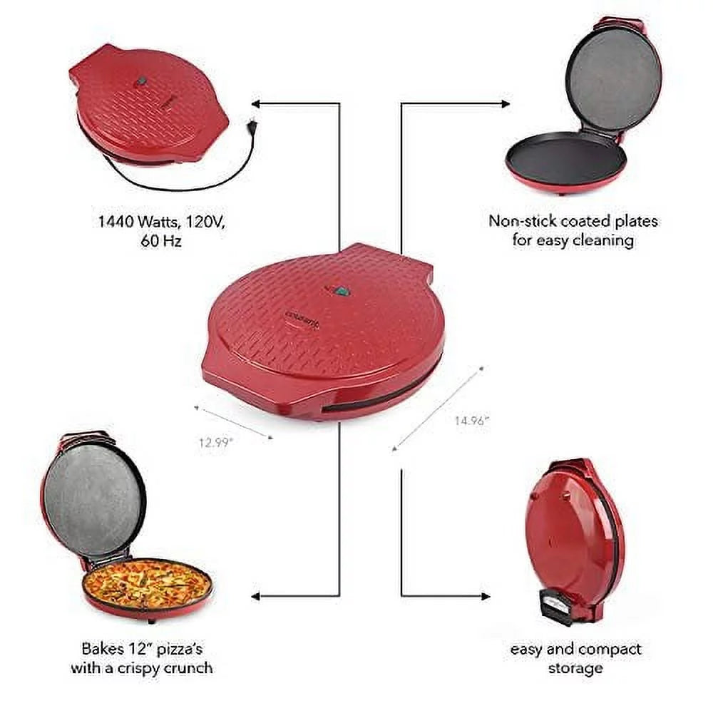 12in Red Pizza Maker W877189
