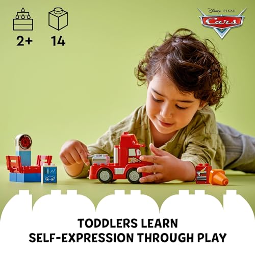 Buildable Red Hauler Truck Construction Set D9352