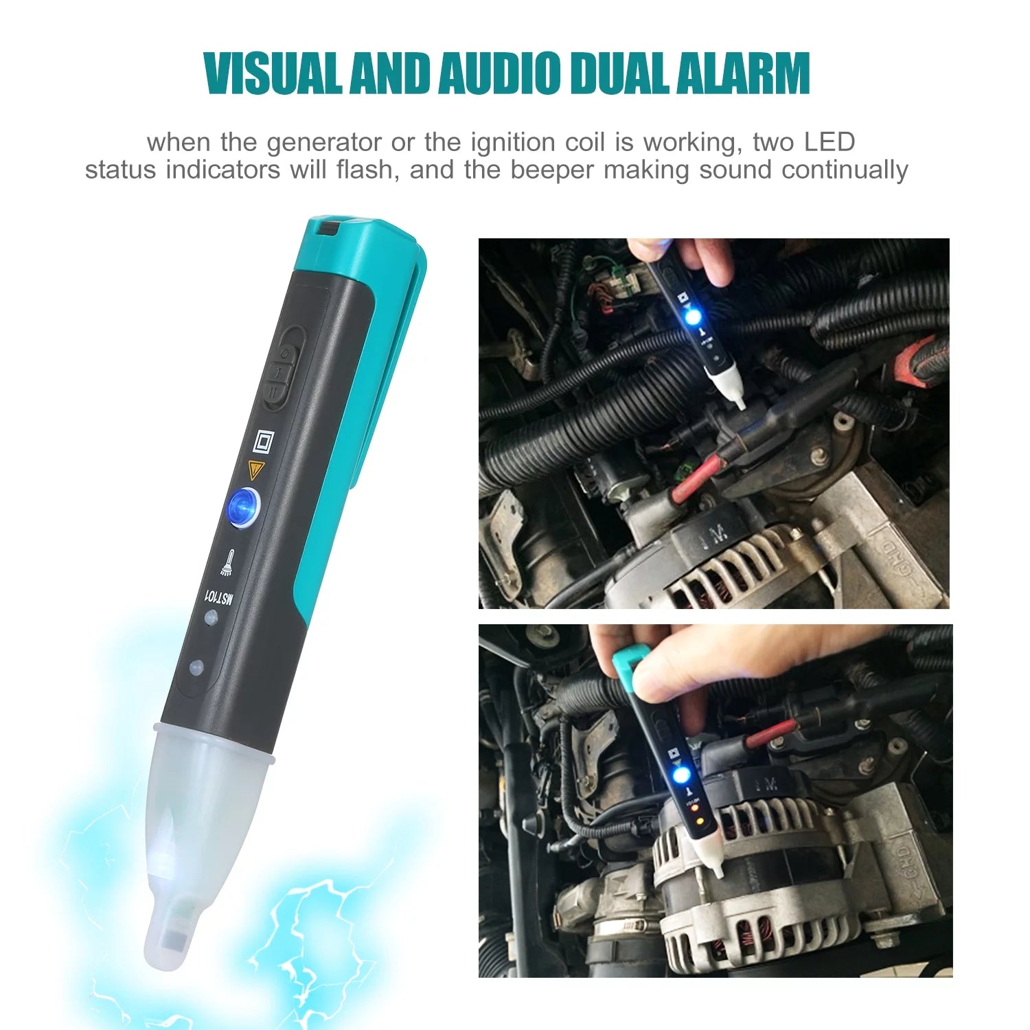 Automotive Non-dismantle Electronic Faults Detector Ignition Tester F622