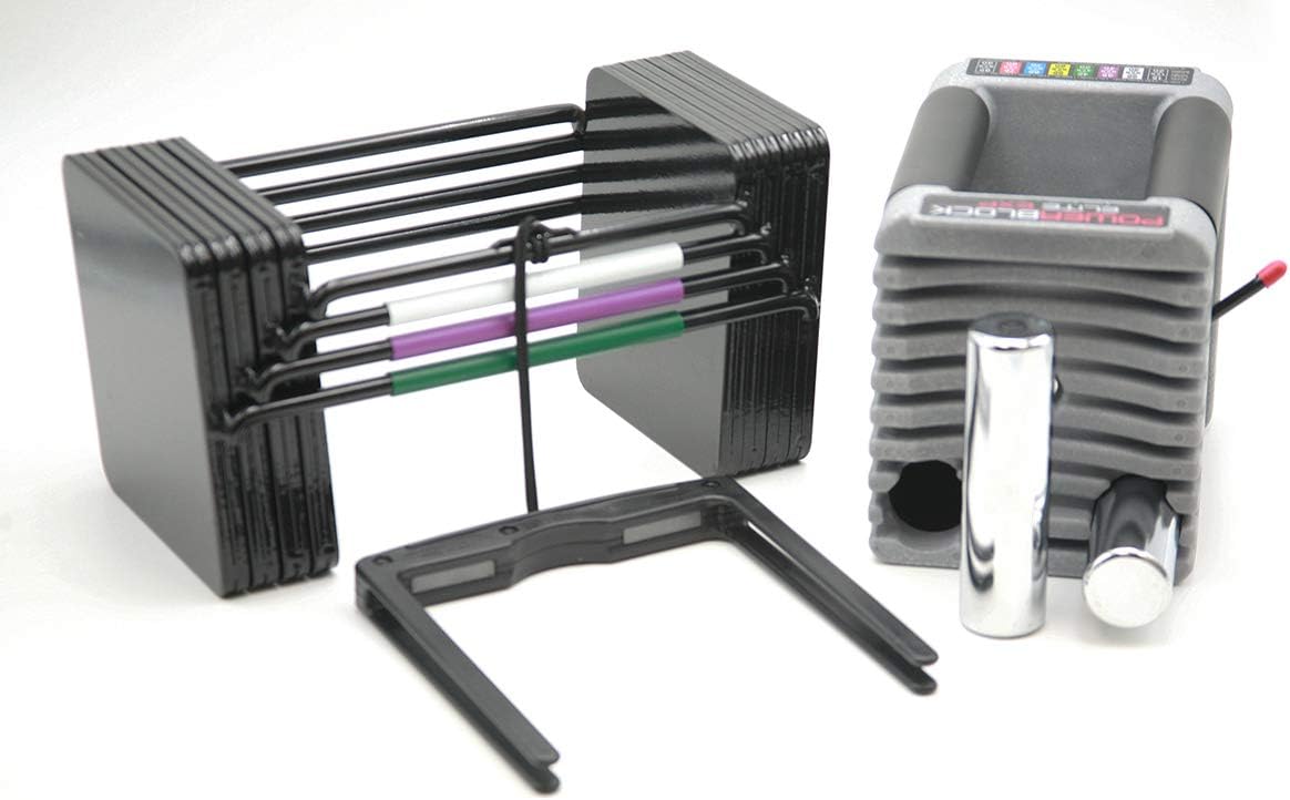 Adjustable Dumbbells, 5-50 lb., Steel B939991