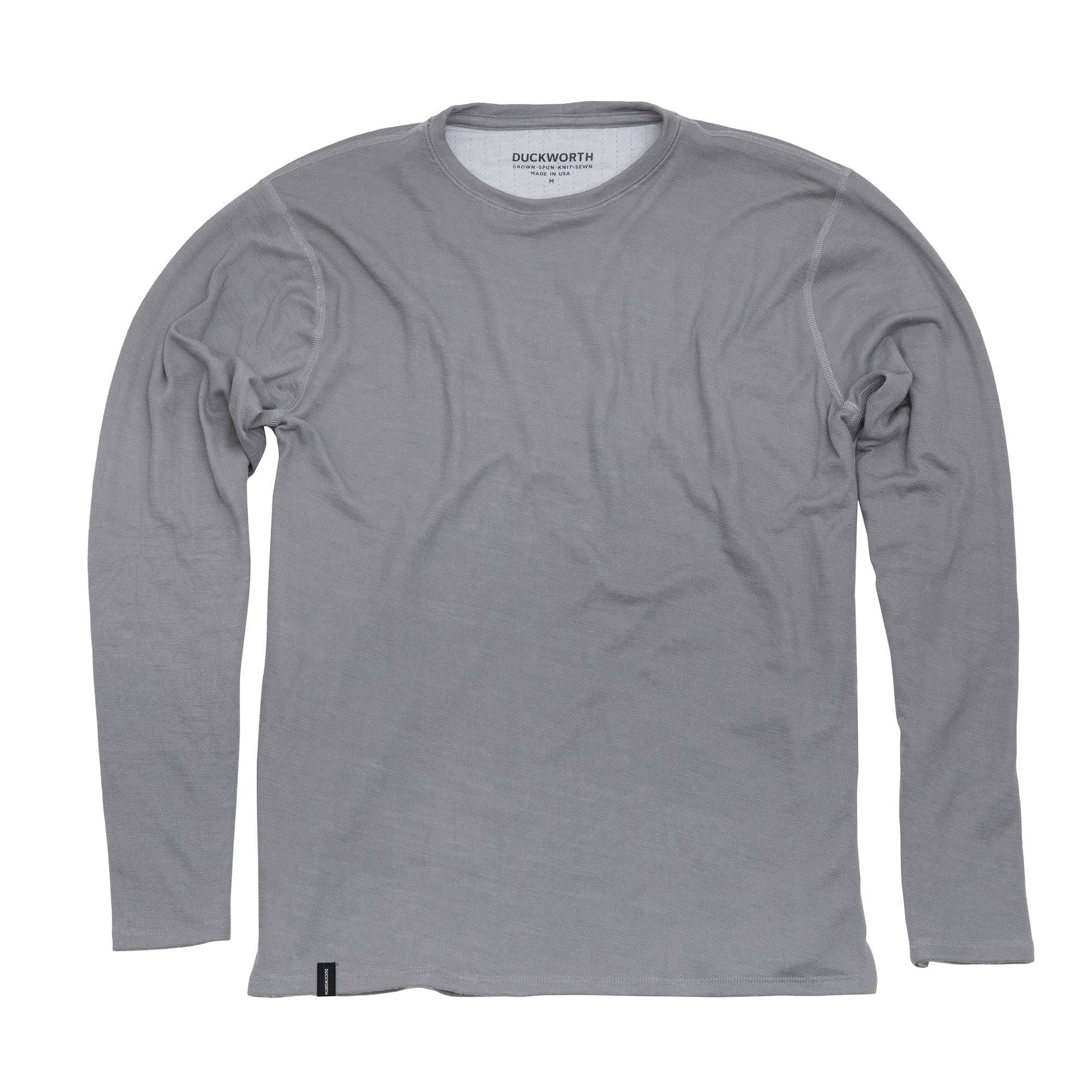 Standard Gray Fast-Wicking Poly Crew N658