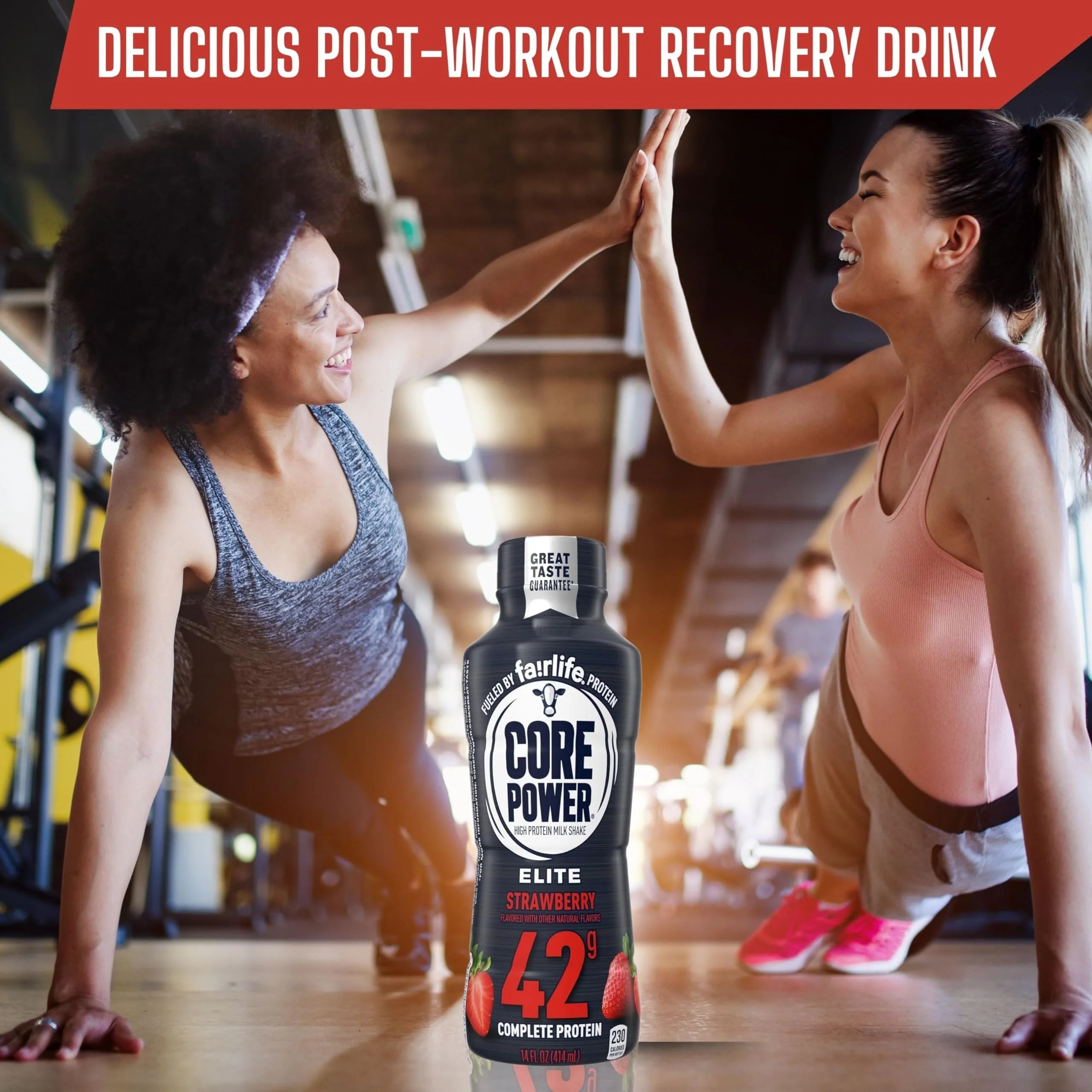 Strawberry Protein Shake 14 Fl Oz Pack of 12 F843622