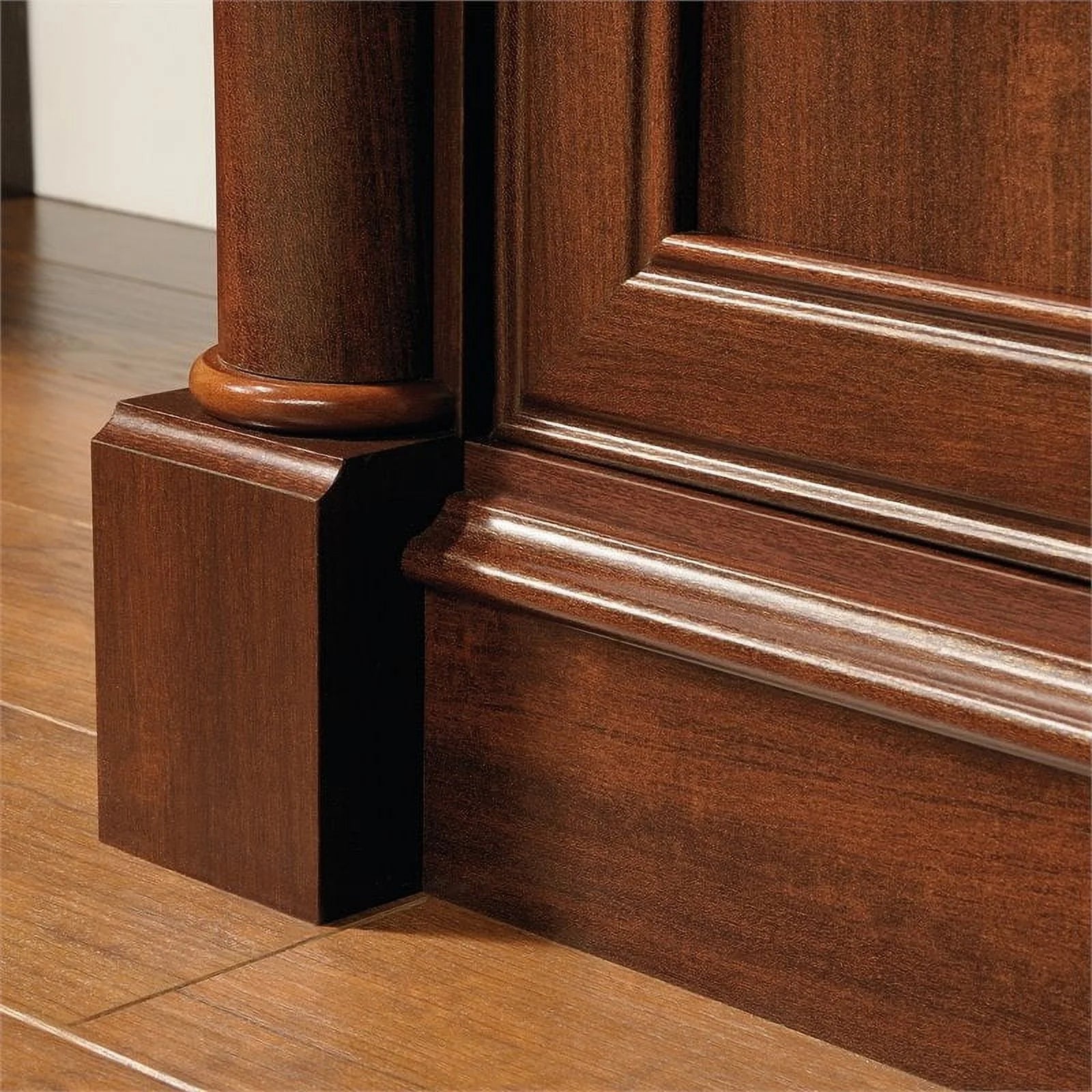 Contemporary Wood Computer Desk with Hutch X110179
