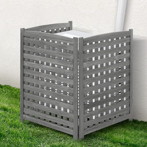 Brown 32"W x 38"H Wooden Fence Panels J4561