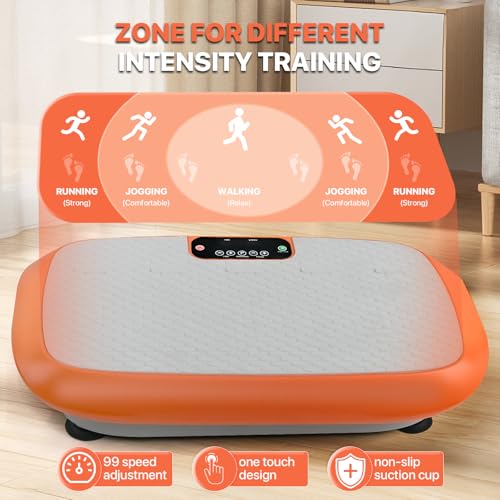 Vibration Plate Exercise Machine with 99 Adjustable Speeds Z249414