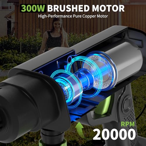 Cordless Portable Pressure Washer with 6-in-1 Nozzle M8306
