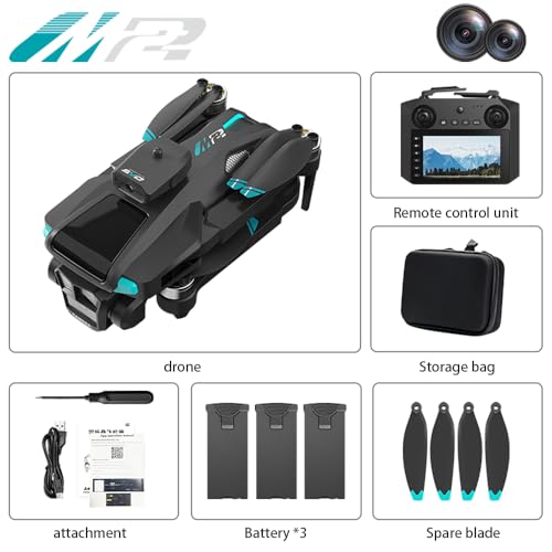 4.5" Screen 6K HD Camera Drone (2 Batteries) A371671