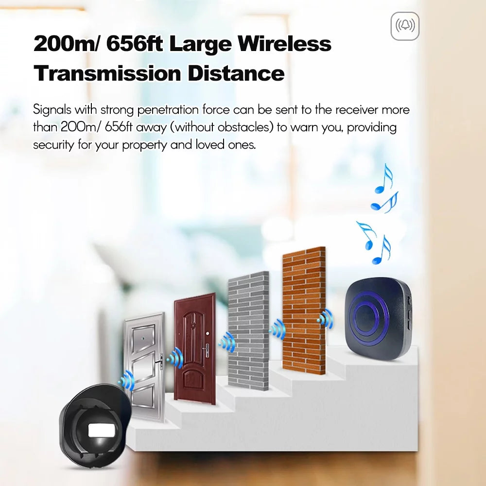 Wireless Driveway Alarm Motion Sensor Alarm 1 Receiver 2 Transmitters R489700
