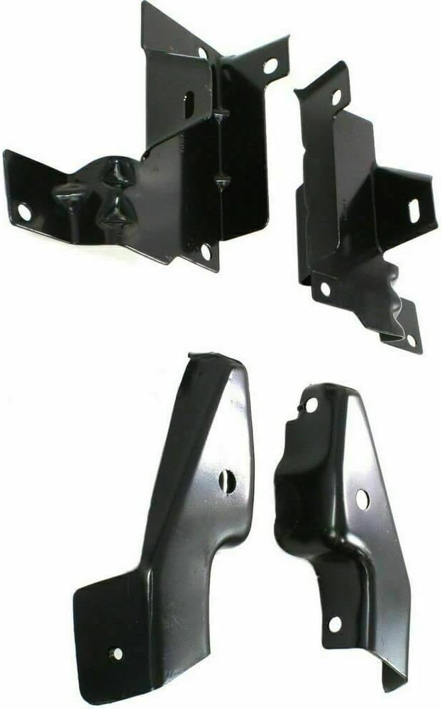 Front Bumper Chrome Steel Set G43559