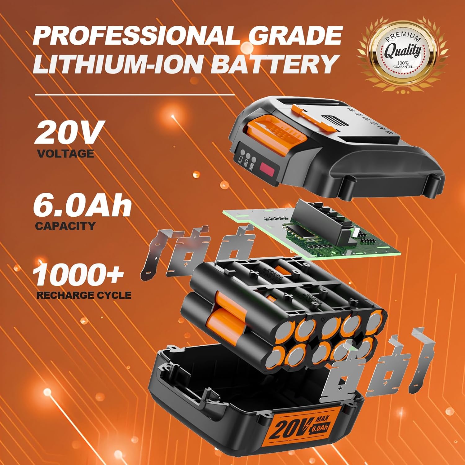20V 6.0Ah Battery F215854