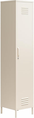 Parchment Metal Storage Cabinet Q567
