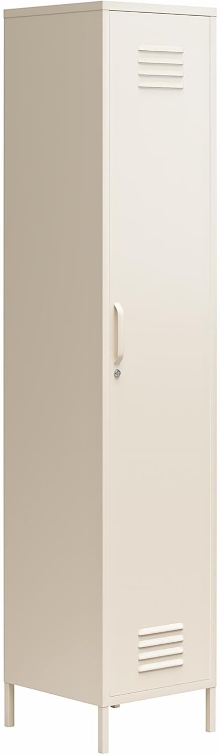 Parchment Metal Storage Cabinet Q567