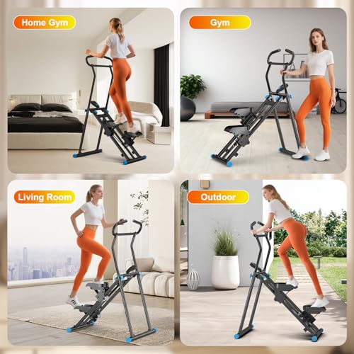 Compact Vertical Stepping Exercise Equipment with LCD Monitor V284