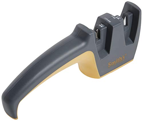 Grey Pull-Thru Knife Sharpener with Coarse & Fine Sharpeners W499278