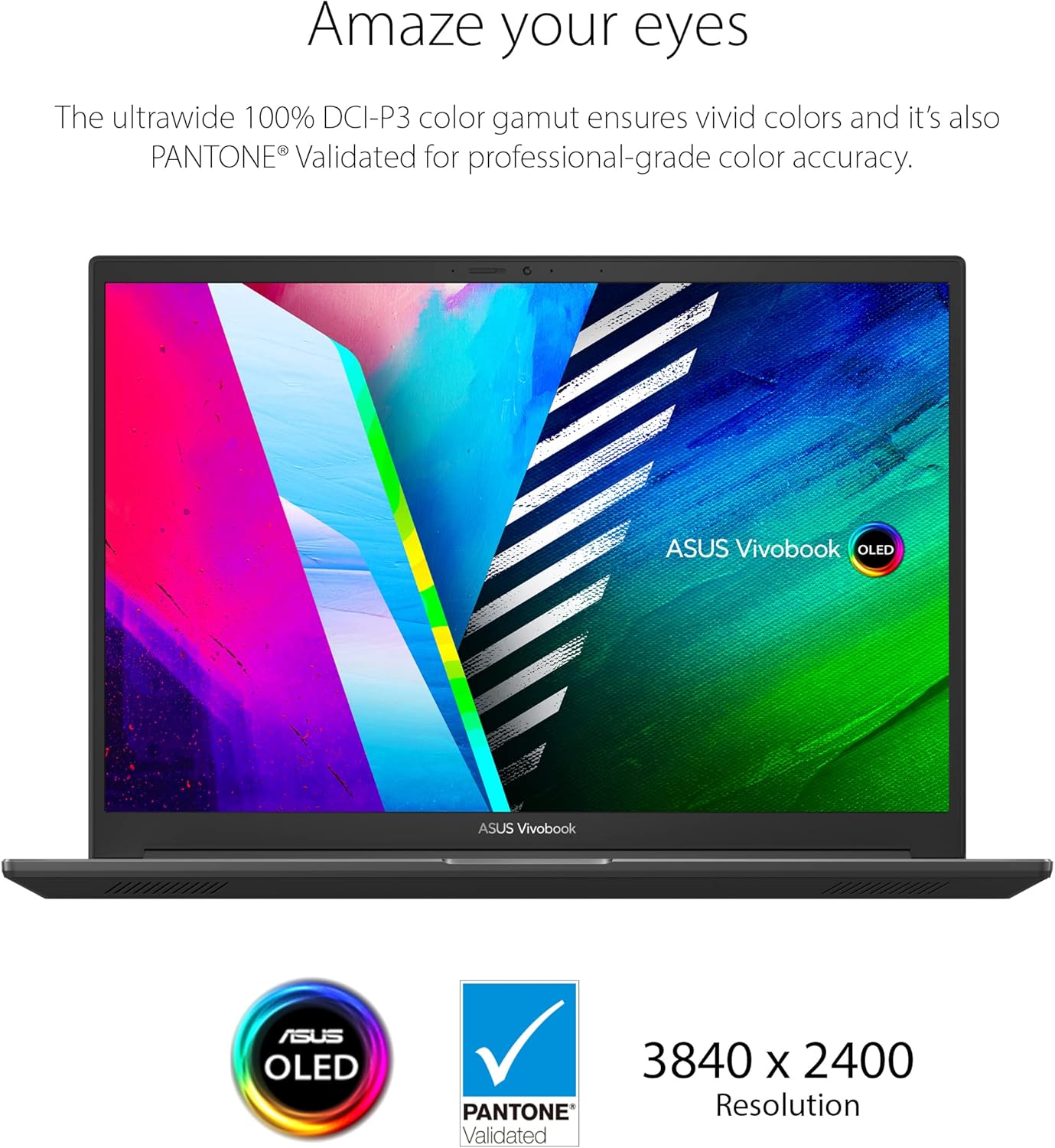 16" 4K OLED Slim Laptop, AMD Ryzen 9 6900H, NVIDIA GeForce RTX 3050 Ti, 32GB RAM, 1TB SSD, Windows 11 Home, Gray C532637