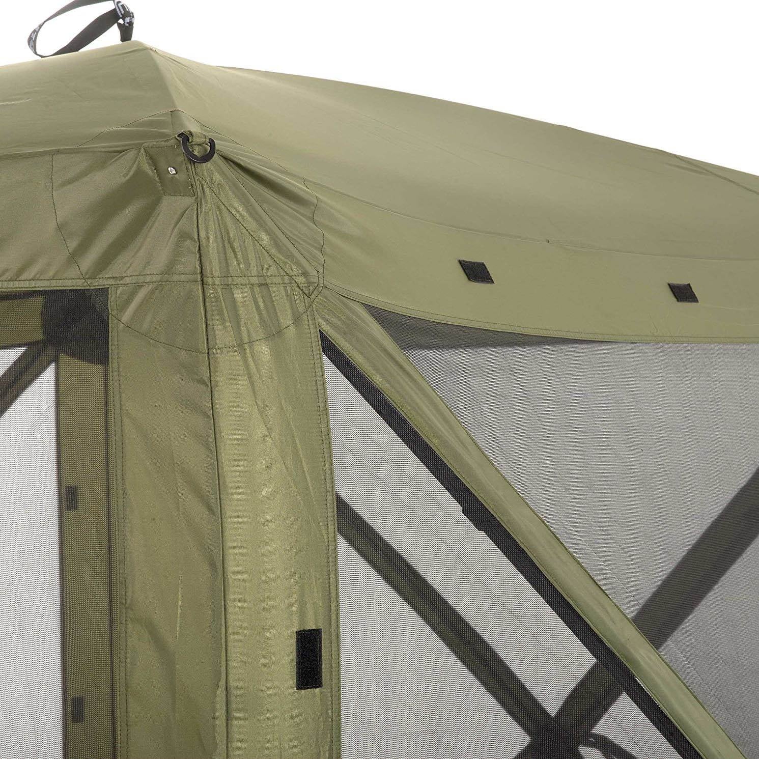 6' x 6' Pop-up Green Square Gazebo (2 Pack) D638180