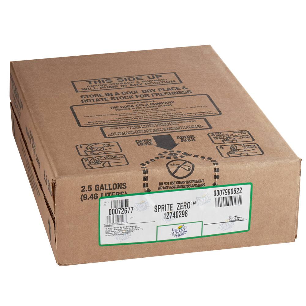 2.5 Gallon Bag-in-Box Soda Syrup U3461