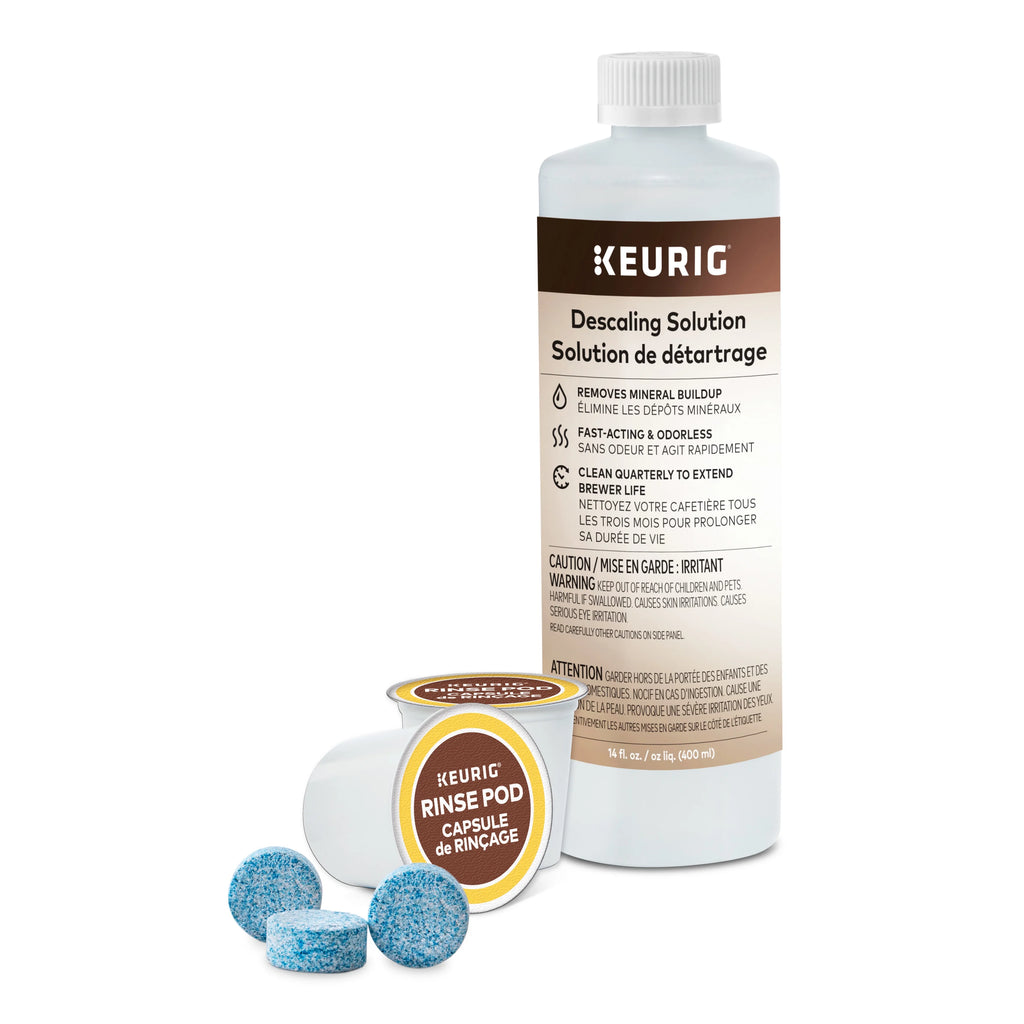 3-Month Brewer Maintenance Kit with Cleaning Tablets, Descaling Solution, Water Filter Cartridges & Rinse Pods U51483
