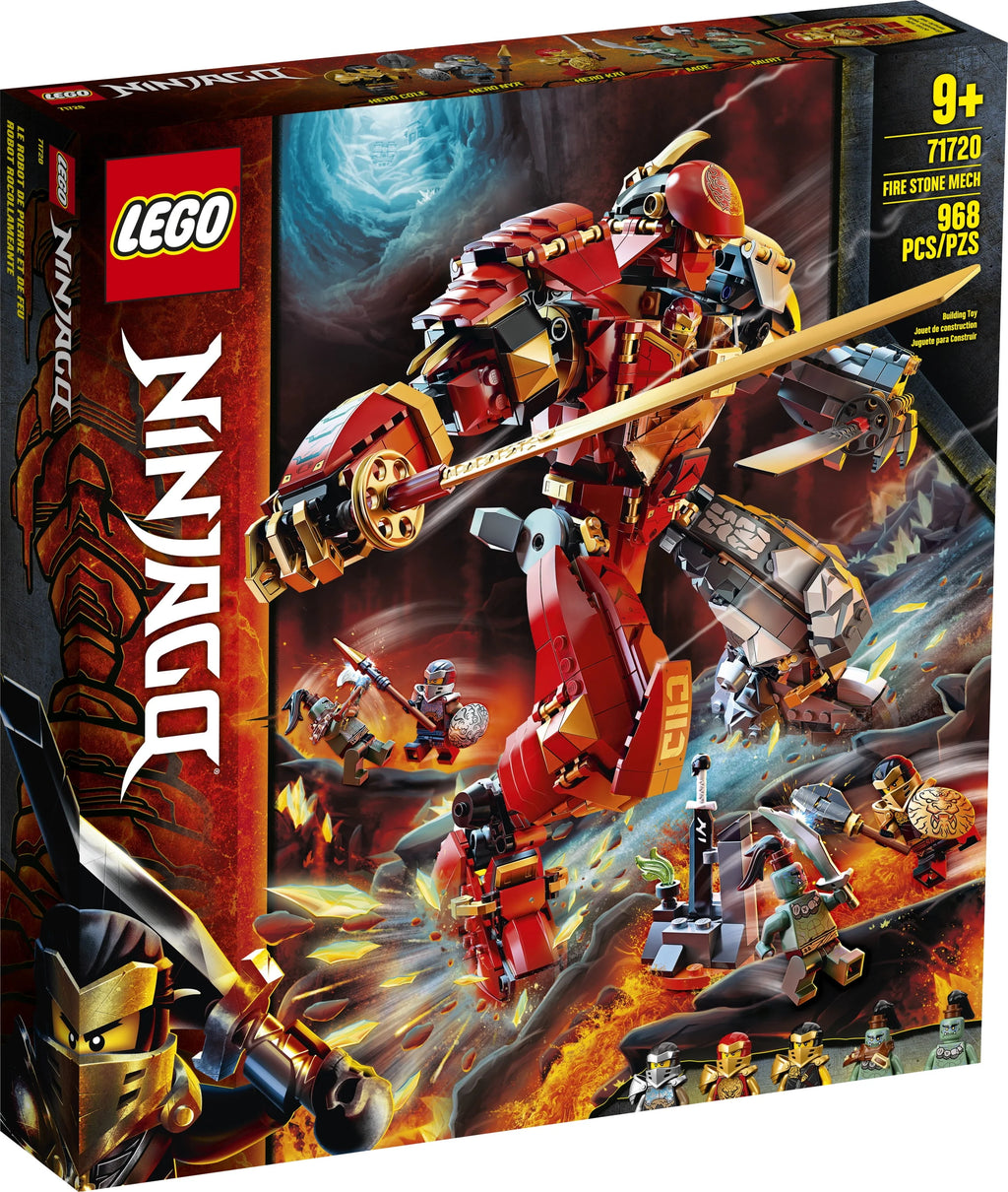 Fire Stone Mech Building Toy (968 Pieces) B72170