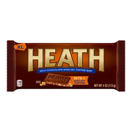 Extra Large English Toffee Candy Bar - 4.0 Oz (Pack of 18) Z2254