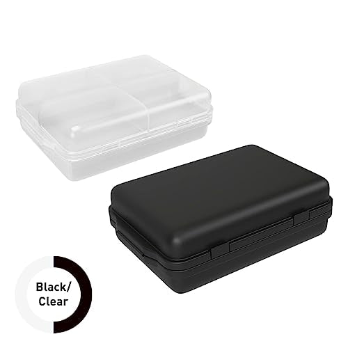 Gray Magnetic Pill Case with 7 Compartments F264