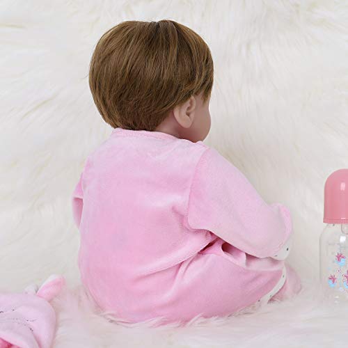 16 inch Silicone Vinyl Reborn Baby Doll Q262