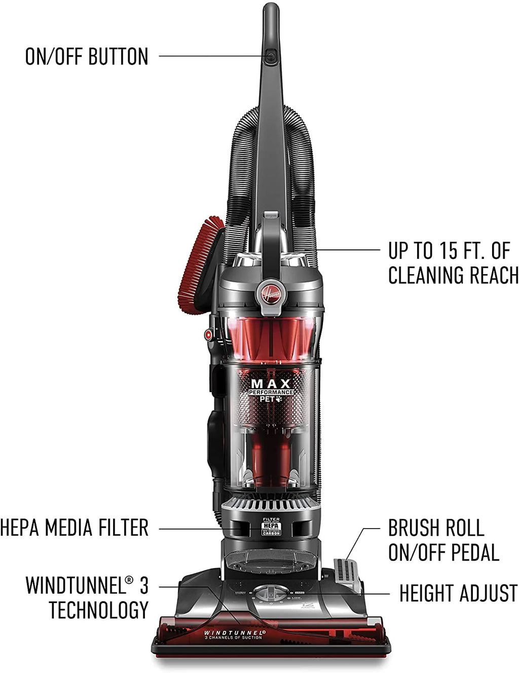 Bagless Upright Vacuum A685